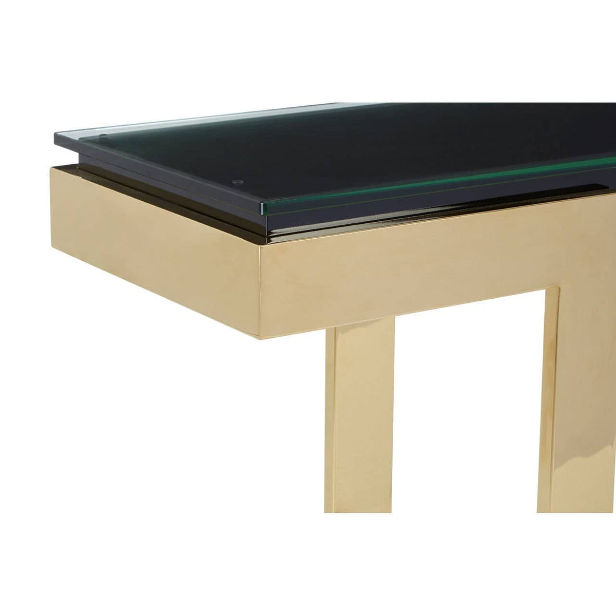 Noosa & Co. Living Deana Gold and Black Console Table House of Isabella UK