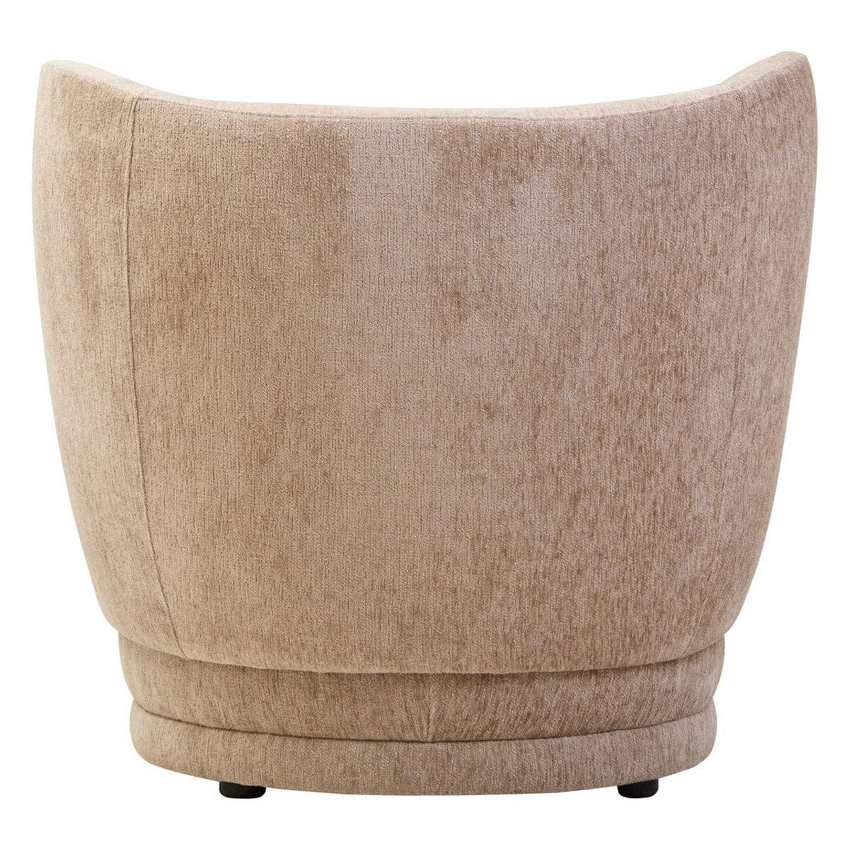 Noosa & Co. Living Delray Deep Stone Chenille Curved Chair House of Isabella UK