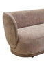 Noosa & Co. Living Delray Deep Stone Chenille Curved Three Seater Sofa House of Isabella UK