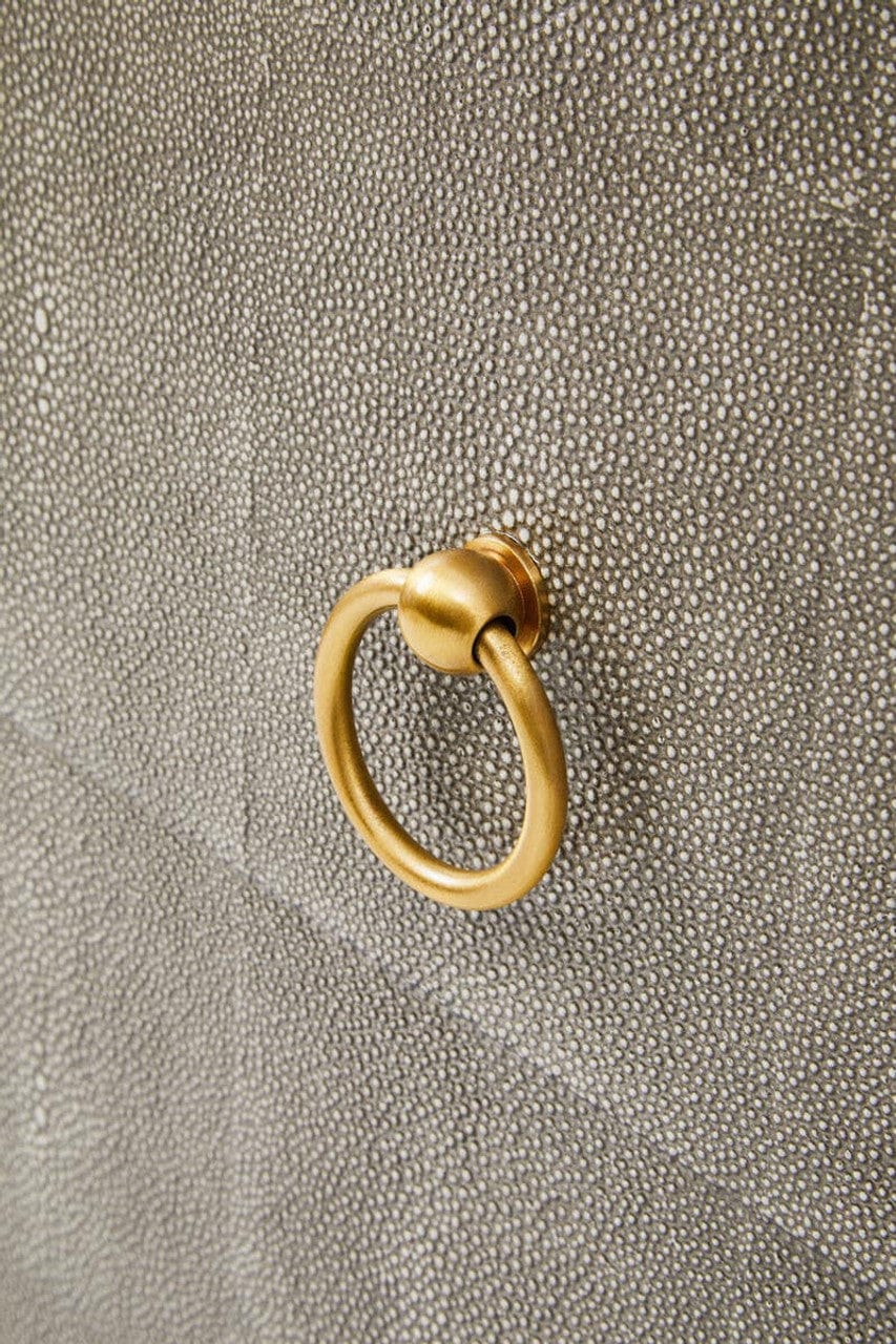 Noosa & Co. Living Deruta Grey Shagreen Effect 4 Door Sideboard House of Isabella UK