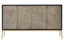Noosa & Co. Living Deruta Grey Shagreen Effect 4 Door Sideboard House of Isabella UK