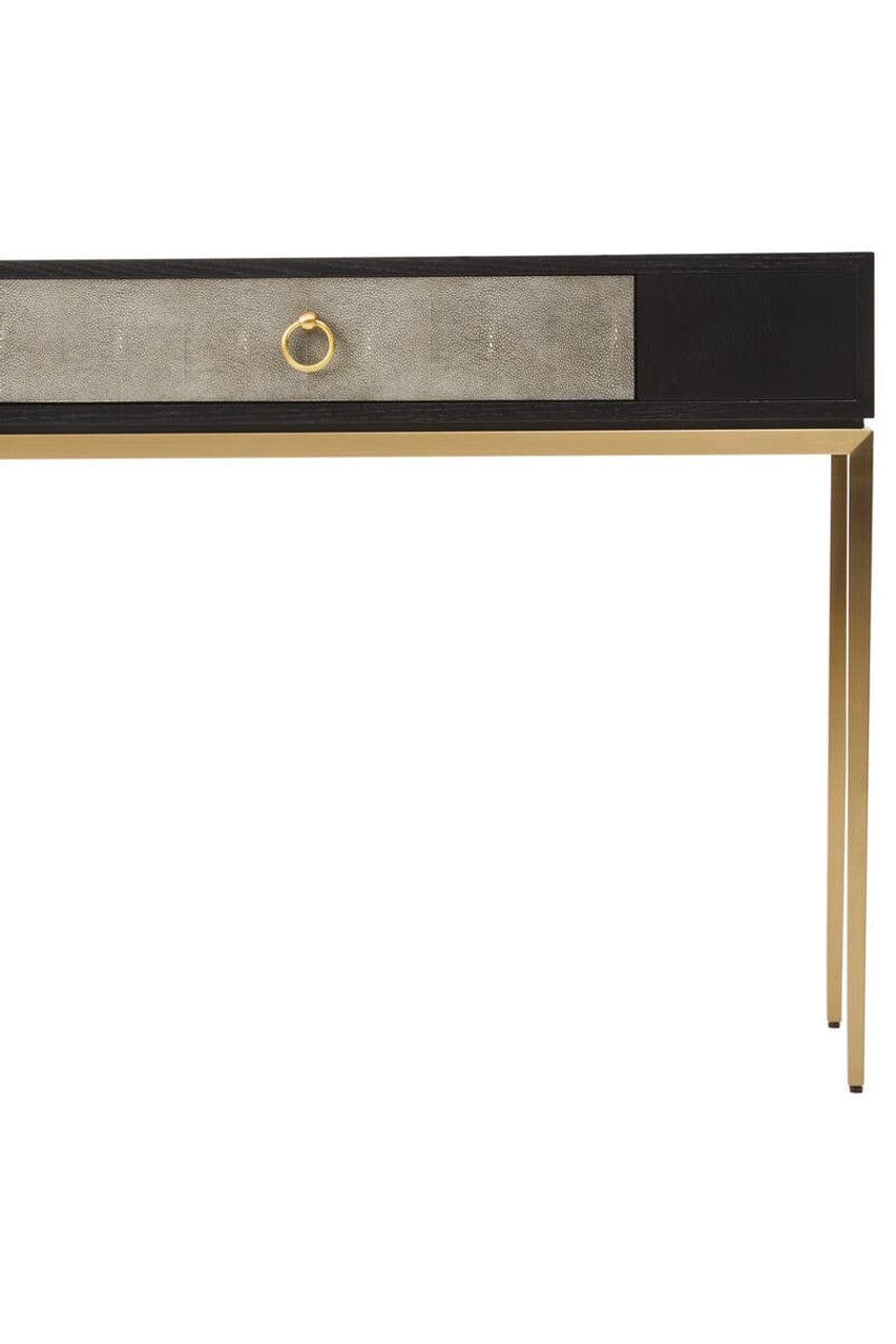 Noosa & Co. Living Deruta Shagreen Effect One Drawer Console Table House of Isabella UK