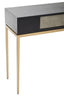 Noosa & Co. Living Deruta Shagreen Effect One Drawer Console Table House of Isabella UK