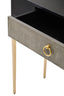 Noosa & Co. Living Deruta Shagreen Effect One Drawer Console Table House of Isabella UK