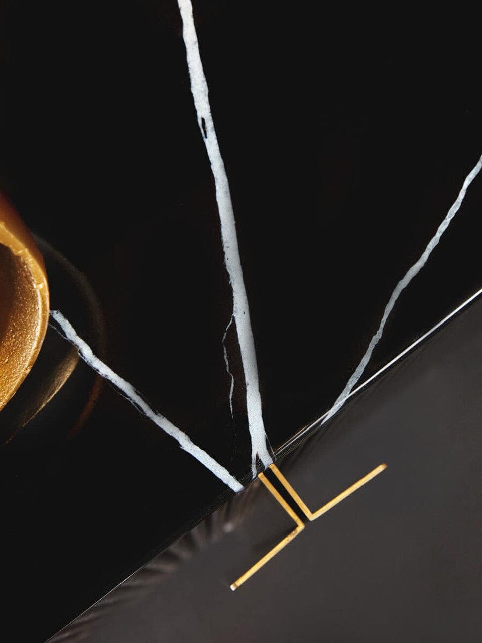 Noosa & Co. Living Dervio Grey Four Door Sideboard With Black Marble Top House of Isabella UK