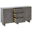 Noosa & Co. Living Deskey Grey Shagreen Effect Three Drawer Sideboard House of Isabella UK