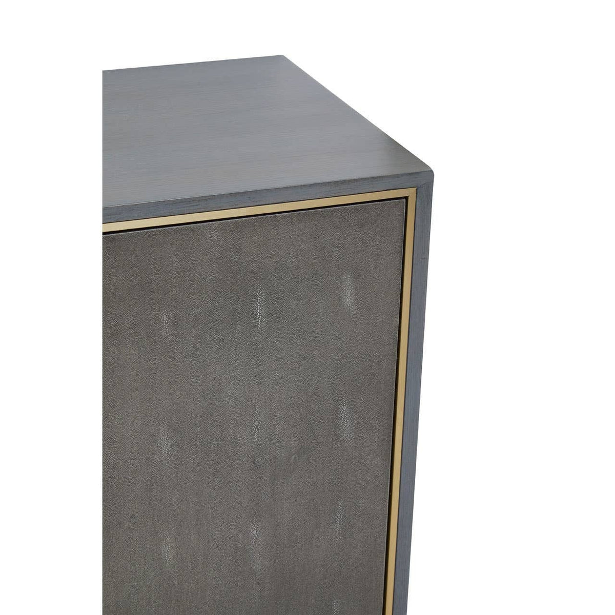 Noosa & Co. Living Deskey Grey Shagreen Effect Three Drawer Sideboard House of Isabella UK