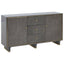 Noosa & Co. Living Deskey Grey Shagreen Effect Three Drawer Sideboard House of Isabella UK