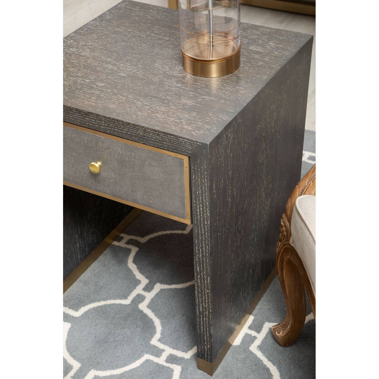 Noosa & Co. Living Deskey One Drawer Side Table House of Isabella UK