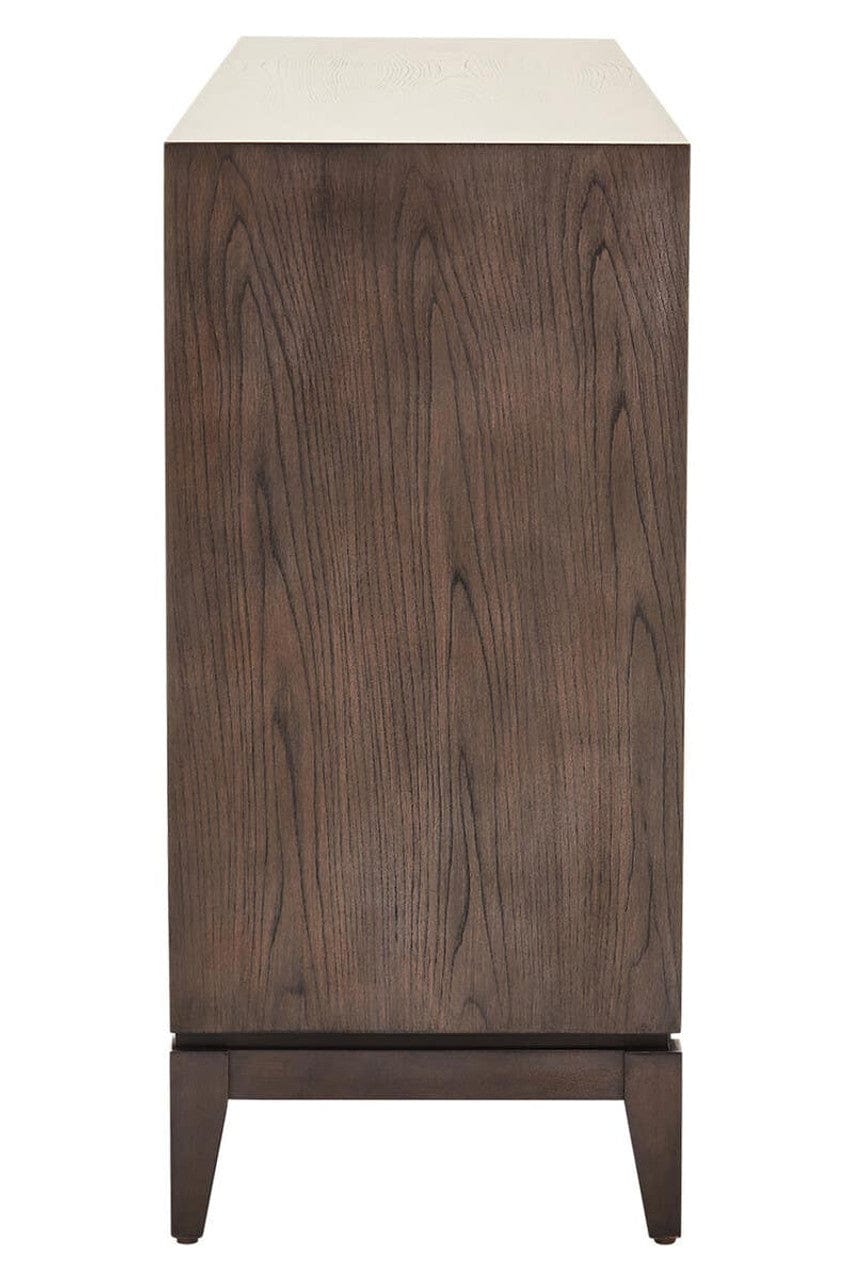 Noosa & Co. Living Dimaro 4 Door Antique Grey Sideboard. House of Isabella UK