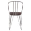 District Grey Metal And Elm Wood Chair.