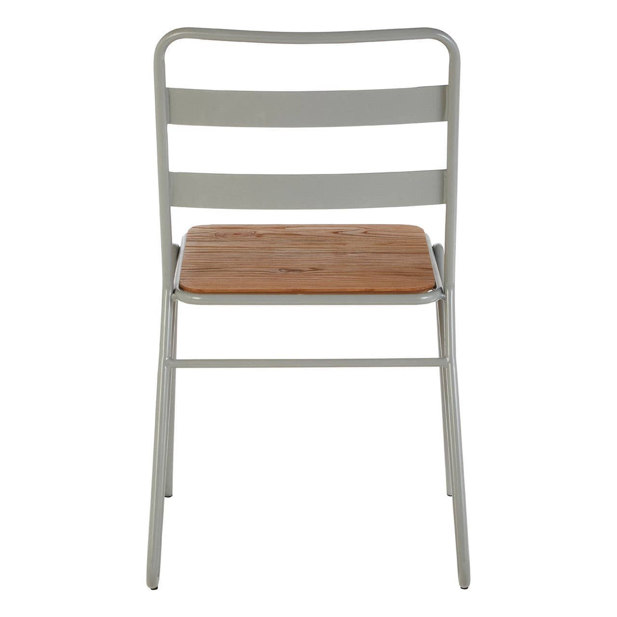 District Grey Metal And Elm Wood Chair.