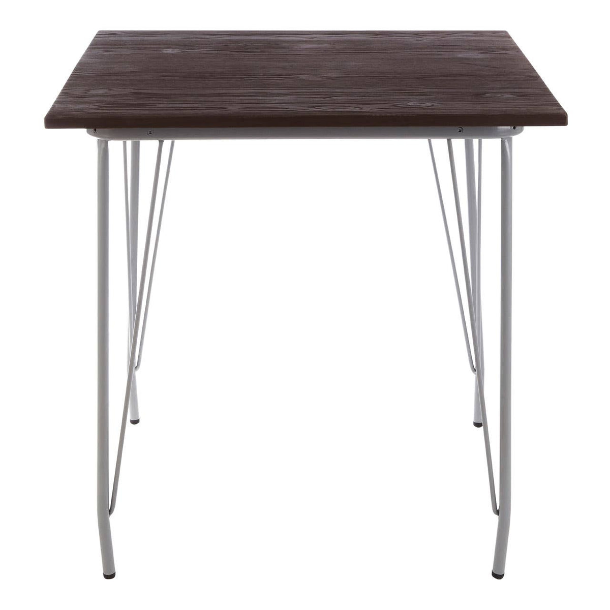 District Grey Metal And Elm Wood Table.