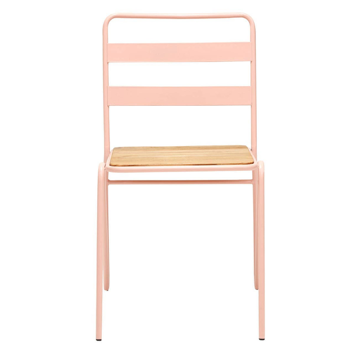District Pink Metal Chair.