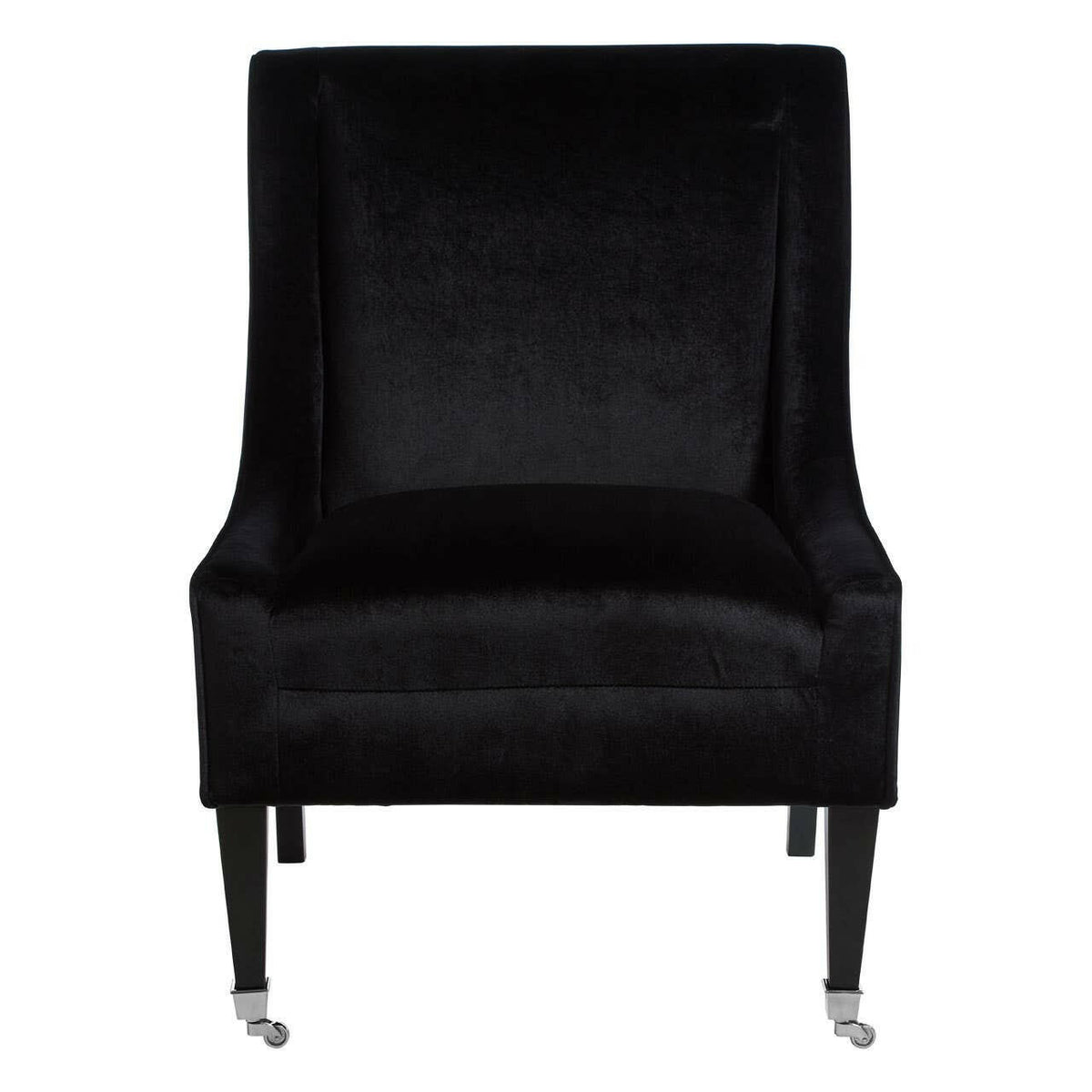 Downton Black Velvet Chair.