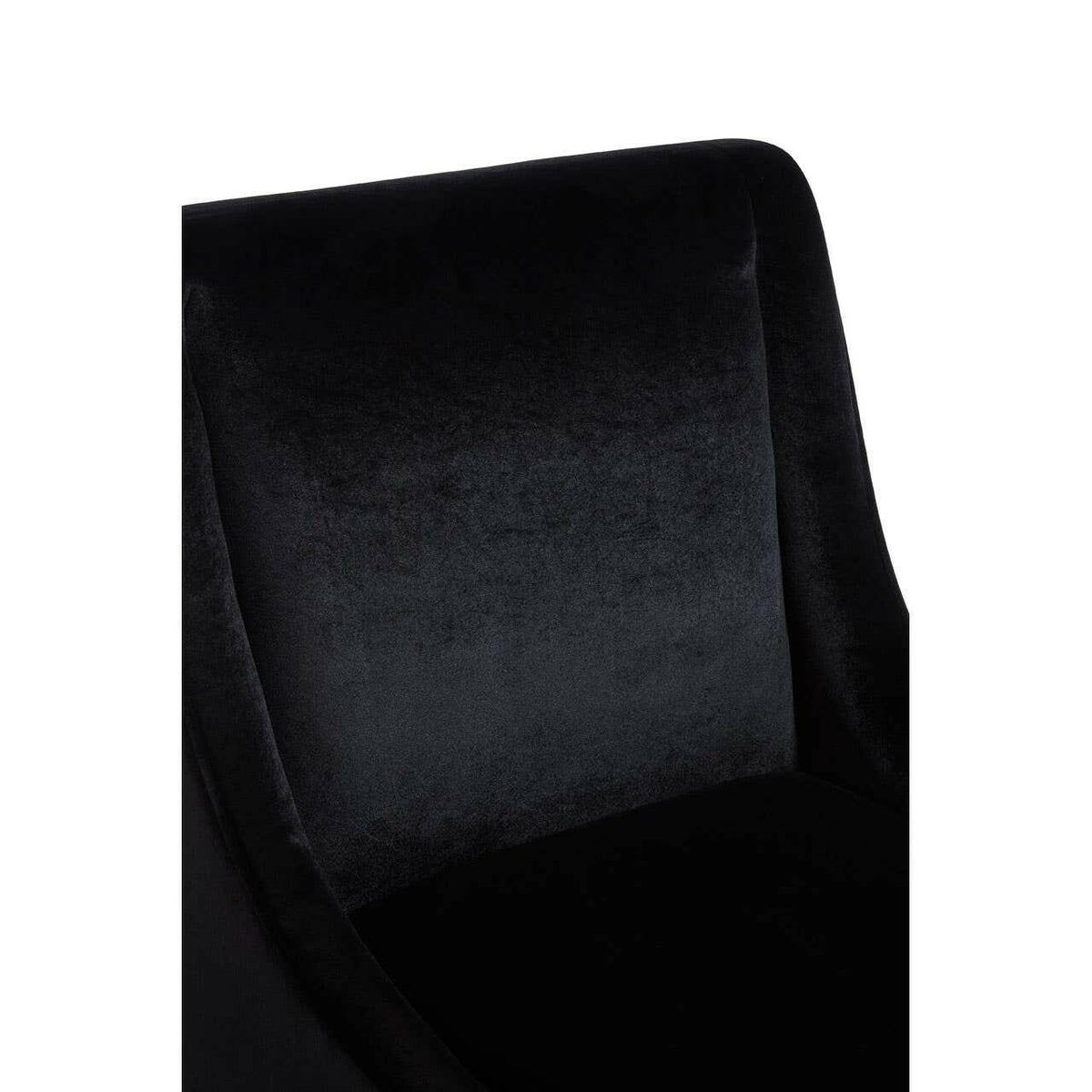 Downton Black Velvet Chair.
