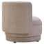 Noosa & Co. Living Drake Taupe Chenille Curved Chair House of Isabella UK