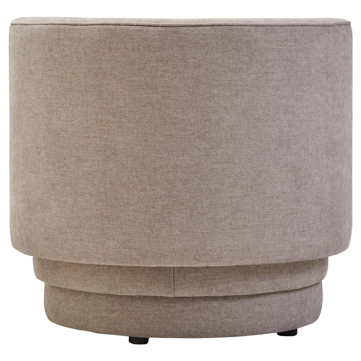 Noosa & Co. Living Drake Taupe Chenille Curved Chair House of Isabella UK