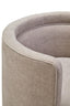 Noosa & Co. Living Drake Taupe Chenille Curved Chair House of Isabella UK