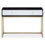Noosa & Co. Living Dumas Black and White Console Table with Drawers House of Isabella UK