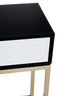 Noosa & Co. Living Dumas Black and White Console Table with Drawers House of Isabella UK