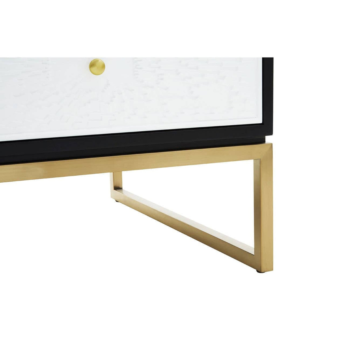 Noosa & Co. Living Dumas Black and White Four Drawer Coffee Table House of Isabella UK