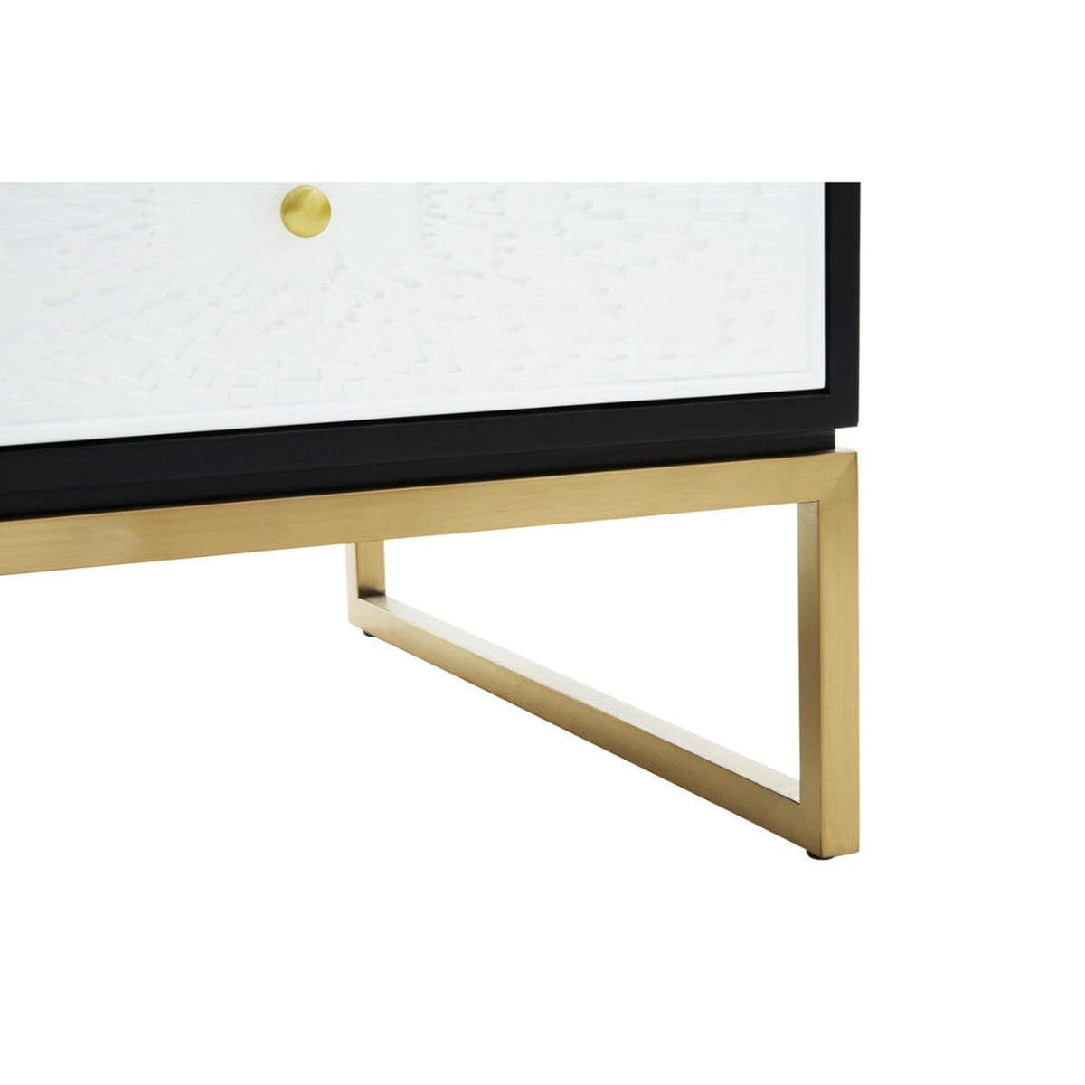 Noosa & Co. Living Dumas Black and White Four Drawer Coffee Table House of Isabella UK