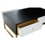 Noosa & Co. Living Dumas Black and White Four Drawer Coffee Table House of Isabella UK