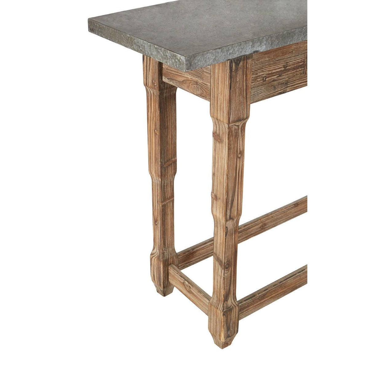 Noosa & Co. Living Elementary Antique Wood Finish Console Table House of Isabella UK