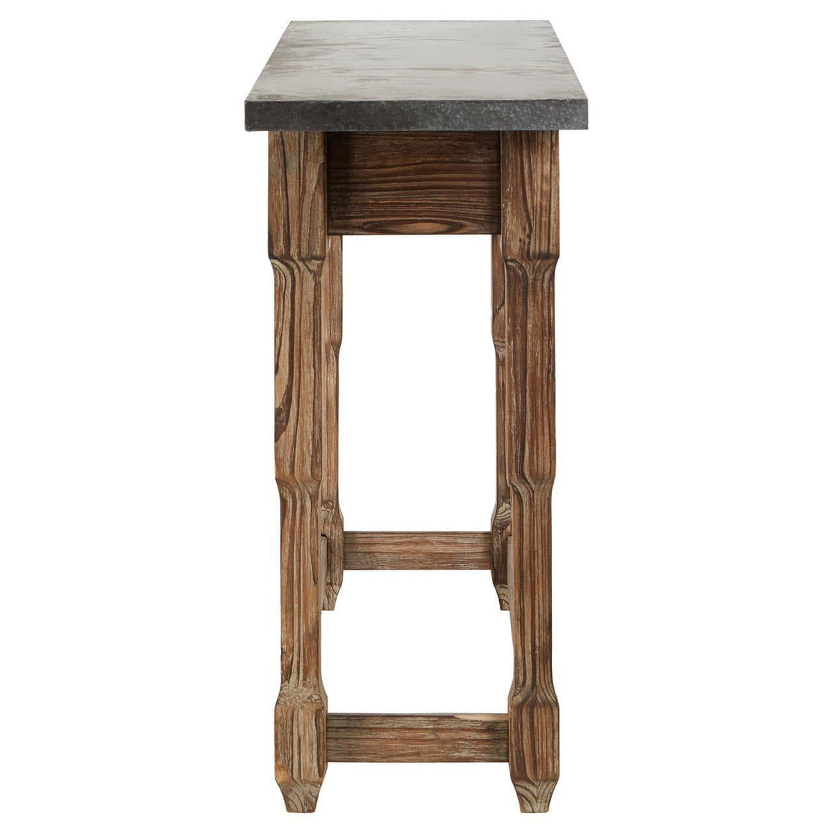 Noosa & Co. Living Elementary Antique Wood Finish Console Table House of Isabella UK