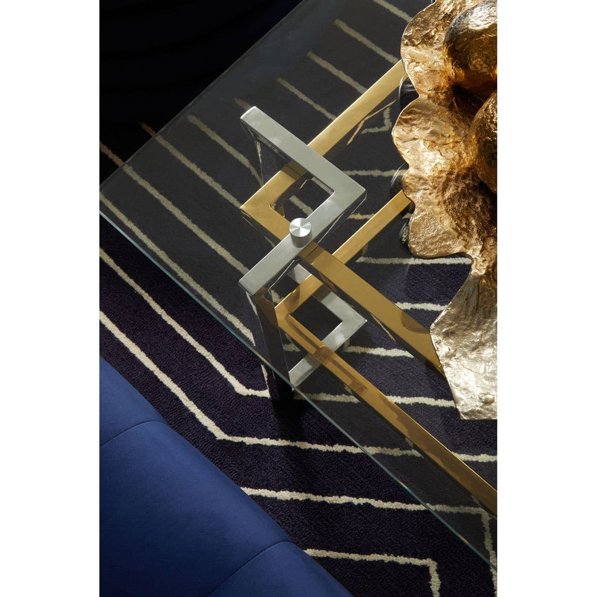 Noosa & Co. Living Elino Silver and Gold Coffee Table House of Isabella UK