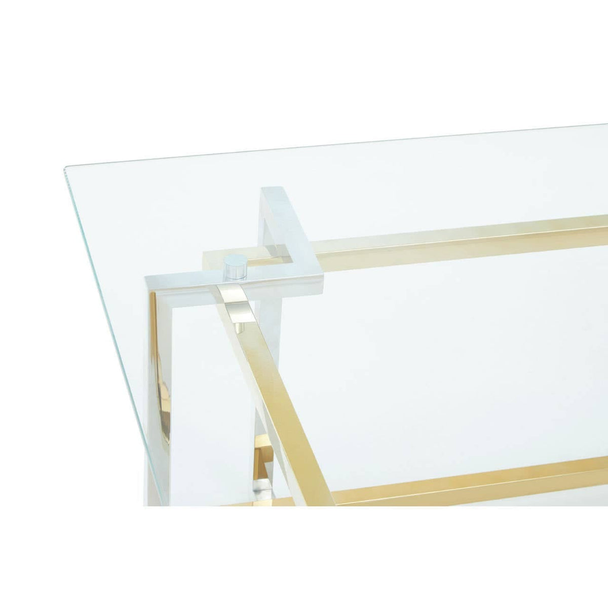 Noosa & Co. Living Elino Silver and Gold Coffee Table House of Isabella UK