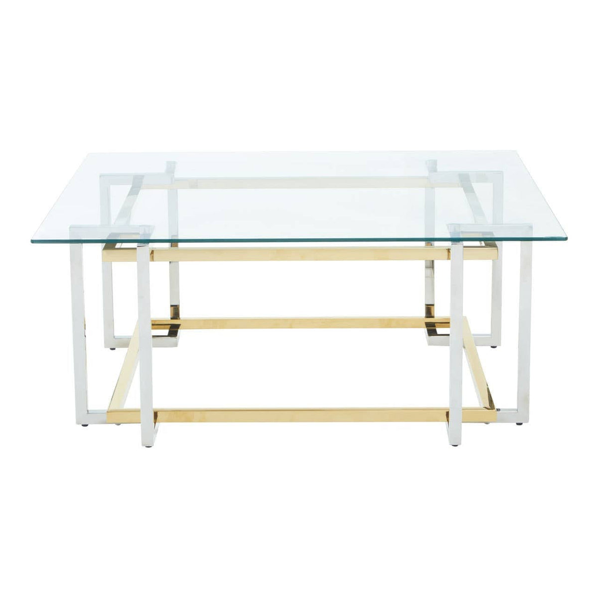 Noosa & Co. Living Elino Silver and Gold Coffee Table House of Isabella UK