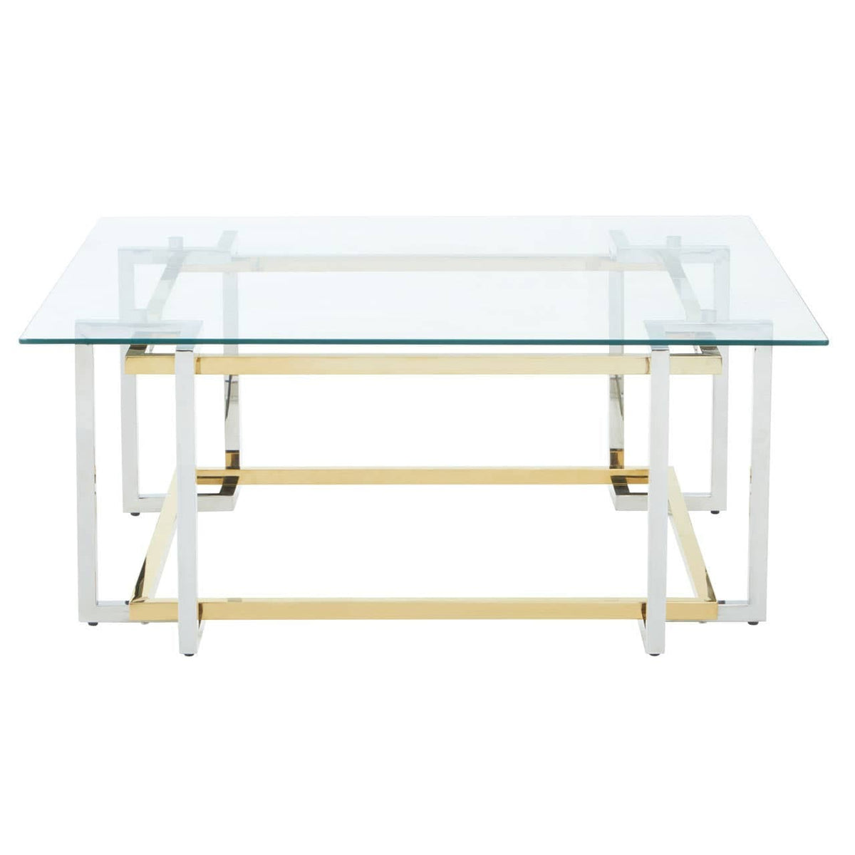 Noosa & Co. Living Elino Silver and Gold Coffee Table House of Isabella UK