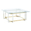 Noosa & Co. Living Elino Silver and Gold Coffee Table House of Isabella UK