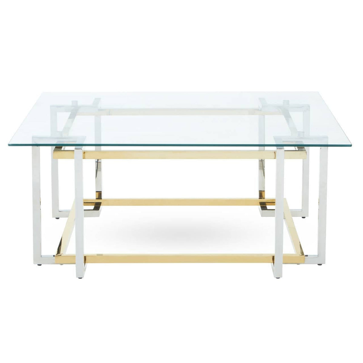 Noosa & Co. Living Elino Silver and Gold Coffee Table House of Isabella UK
