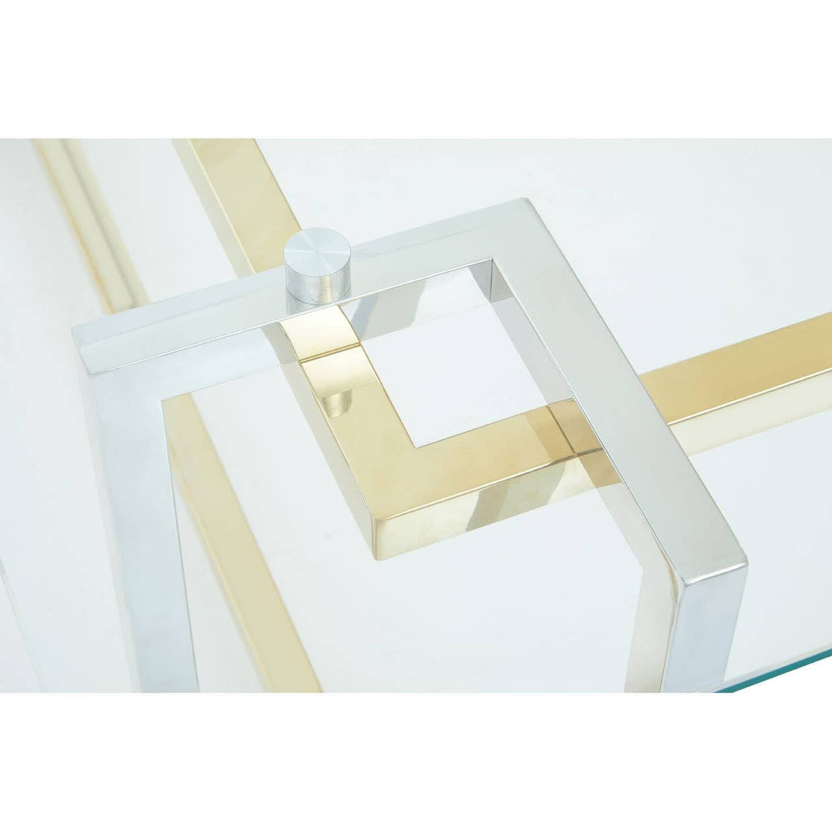 Noosa & Co. Living Elino Silver and Gold Coffee Table House of Isabella UK