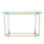 Noosa & Co. Living Elino Silver and Gold Console Table House of Isabella UK