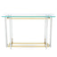 Noosa & Co. Living Elino Silver and Gold Console Table House of Isabella UK