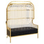 Noosa & Co. Living Eliza Gold Dome Cage Two Seat Sofa House of Isabella UK