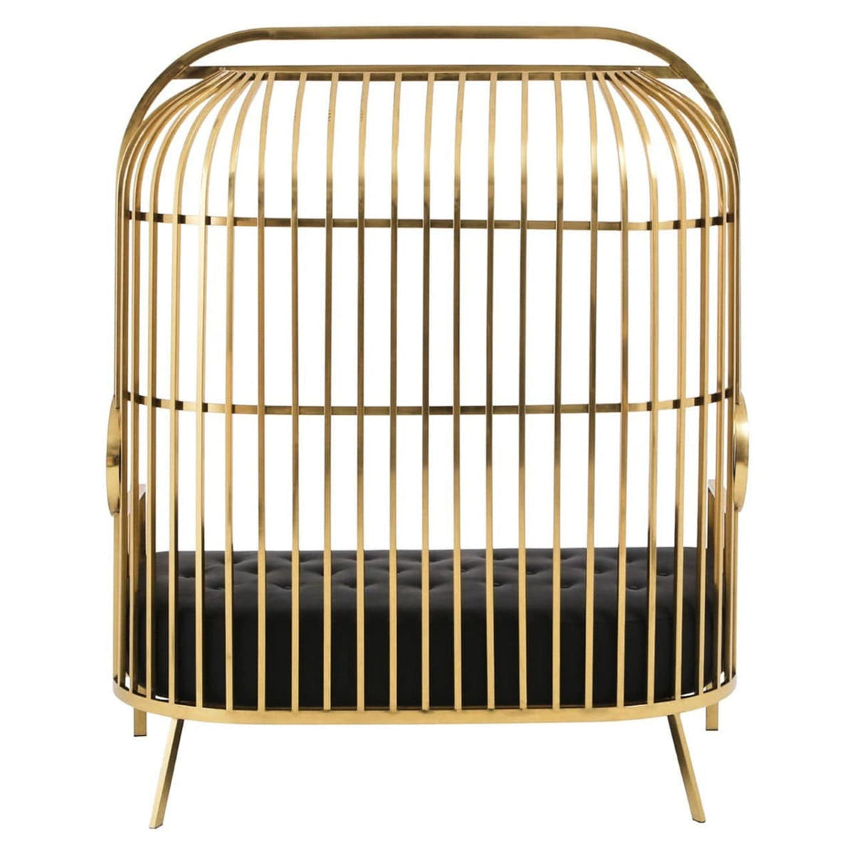Noosa & Co. Living Eliza Gold Dome Cage Two Seat Sofa House of Isabella UK