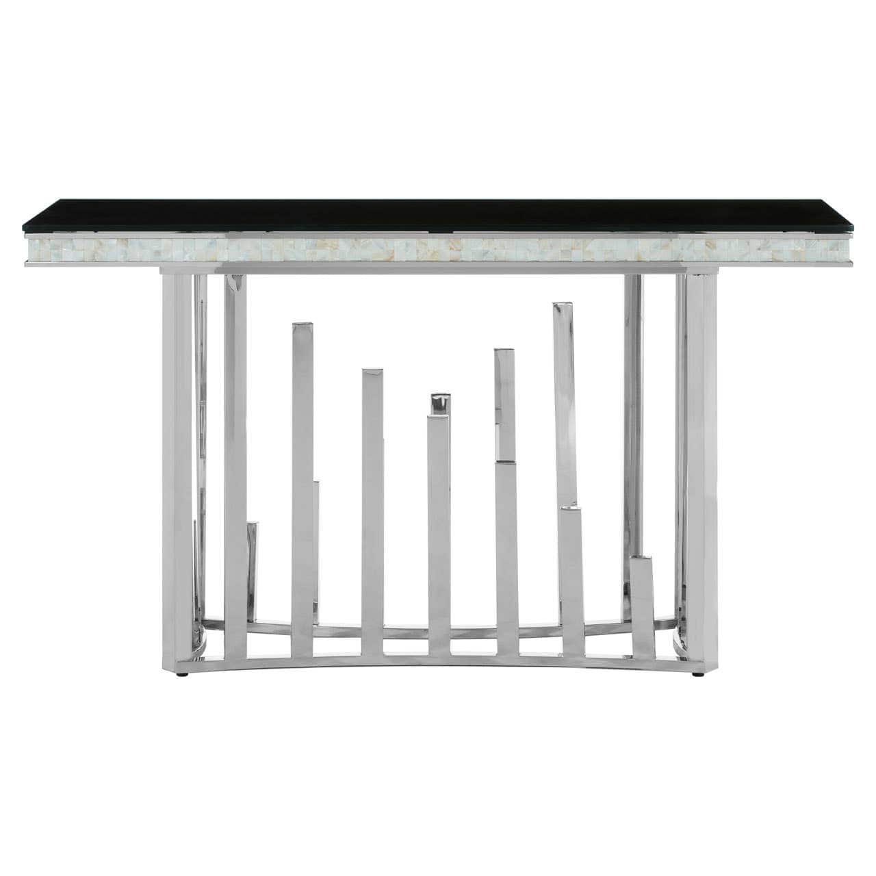 Noosa & Co. Living Eliza Silver Console Table House of Isabella UK