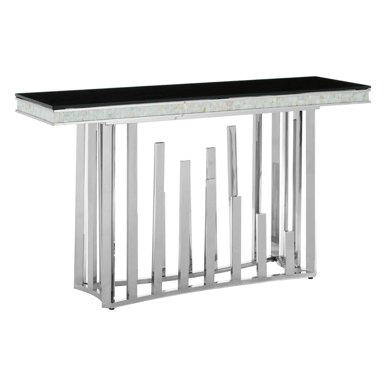 Noosa & Co. Living Eliza Silver Console Table House of Isabella UK