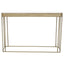 Noosa & Co. Living Ella Gold Console Table with Mirror Top House of Isabella UK