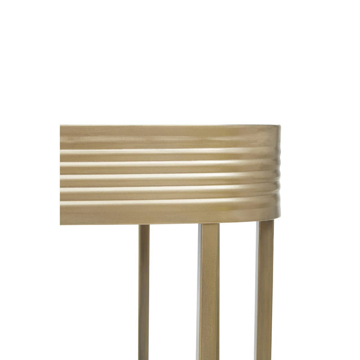 Noosa & Co. Living Ella Gold Console Table with Mirror Top House of Isabella UK