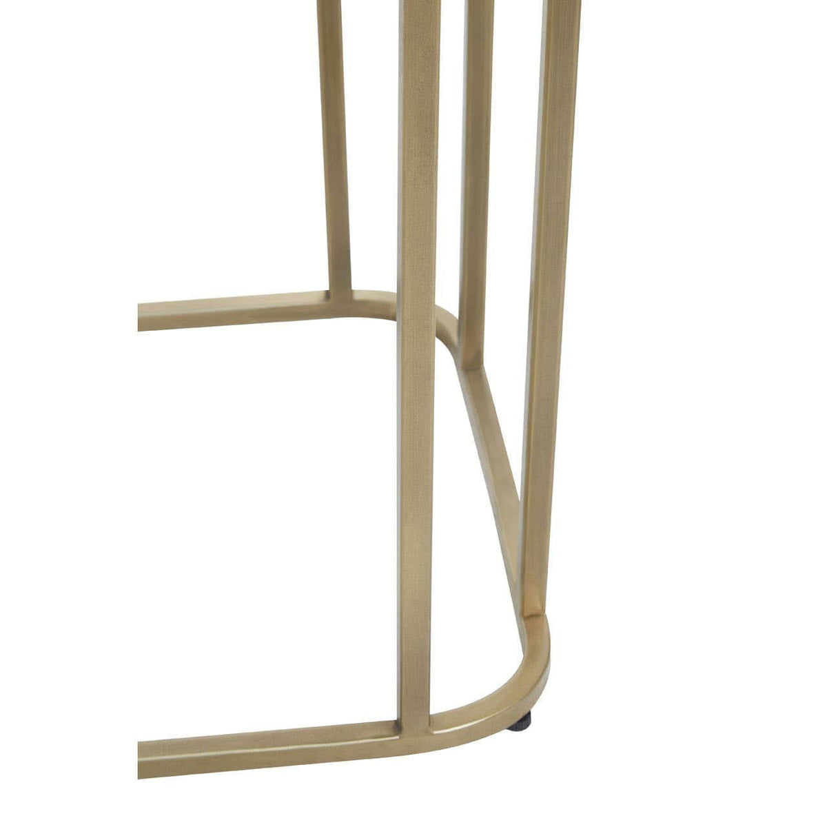 Noosa & Co. Living Ella Gold Console Table with Mirror Top House of Isabella UK