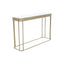 Noosa & Co. Living Ella Gold Console Table with Mirror Top House of Isabella UK