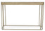 Noosa & Co. Living Ella Gold Console Table with Mirror Top House of Isabella UK