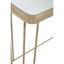 Noosa & Co. Living Ella Gold Console Table with Mirror Top House of Isabella UK