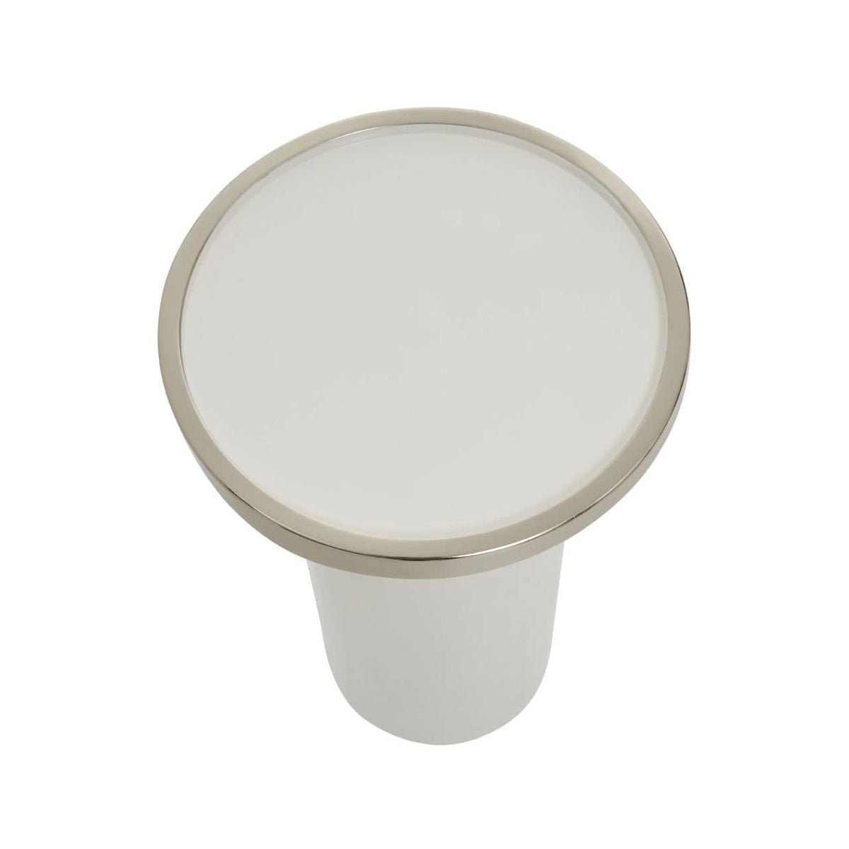 Elva Side Table With White Base.